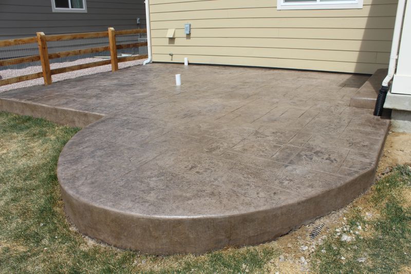 Decorative Finish Options For Concrete Patios And Decks